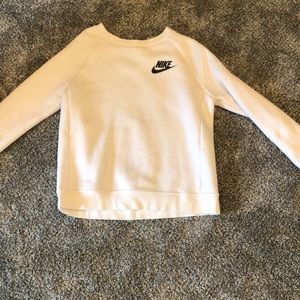 White Nike Crewneck Size Small